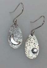 Load image into Gallery viewer, Moon and Star Earrings