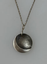 Load image into Gallery viewer, Silver Moon Pendant with Infinity Sign Clasp
