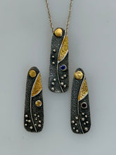 Load image into Gallery viewer, Silent Night with Gemstone and 24K Gold Foil Accents (Medium)
