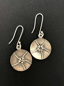 Flower Wheel Earrings